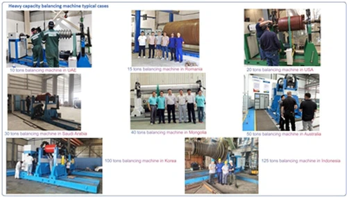 Como os rotores-de motores pesados e os rotores de turbina são balanceados?